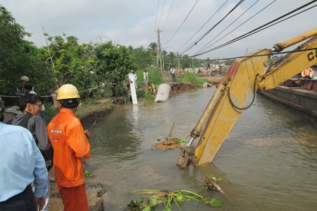 The scene of the collapse (Photo: SGGP) The scene of the collapse (Photo: SGGP)